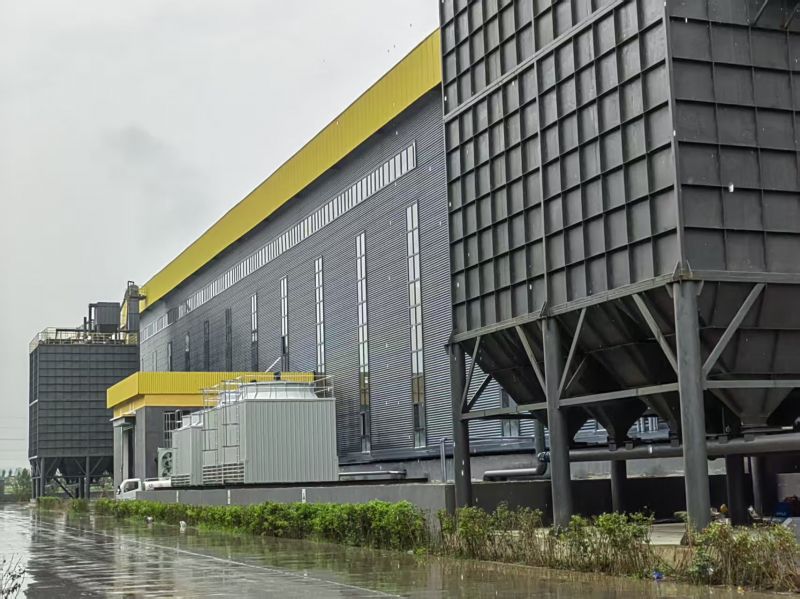 山西恒科冷渣機現(xiàn)場