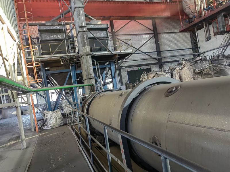 龍江萬(wàn)鋰泰新材科技股份有限公司冷渣機(jī)現(xiàn)場(chǎng)