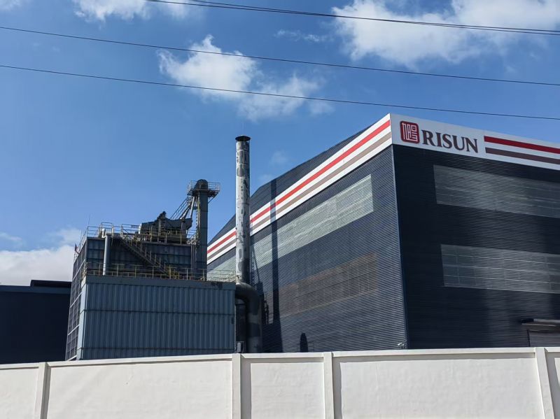 內(nèi)蒙古翔福新材料有限公司冷渣機(jī)現(xiàn)場(chǎng)